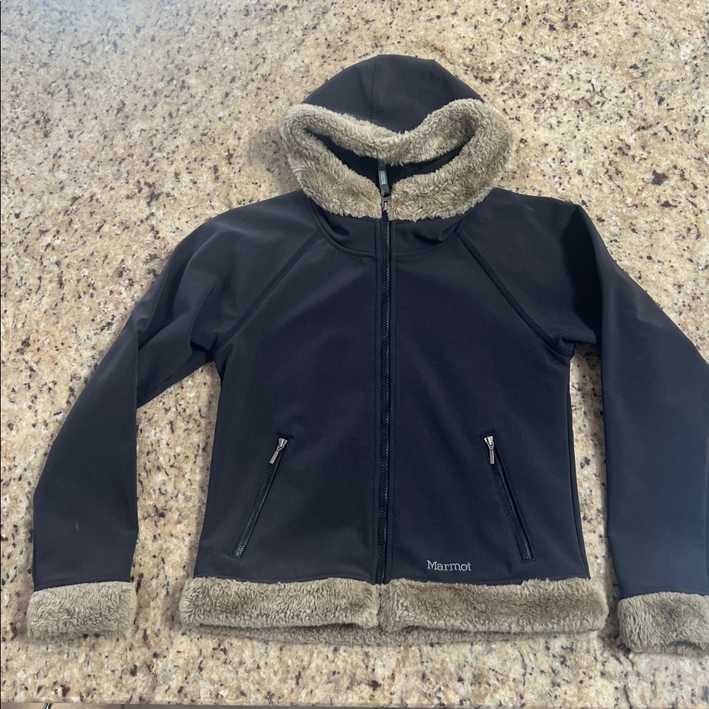 Marmot Black and Tan Jacket